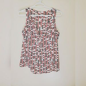 Multicolored Sheer Blouse